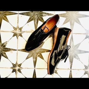 Madewell Women’s Patent Leather Lace Up Oxfords